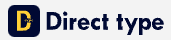 direct typeのロゴ