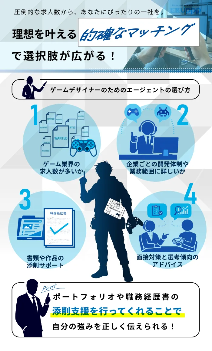 理想をかなえる的確なマッチングで選択肢が広がる！